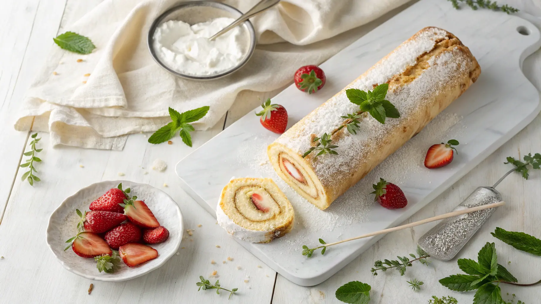 Bienenstich-Biskuitrolle: Ein Frühlingshafter Süßtraum