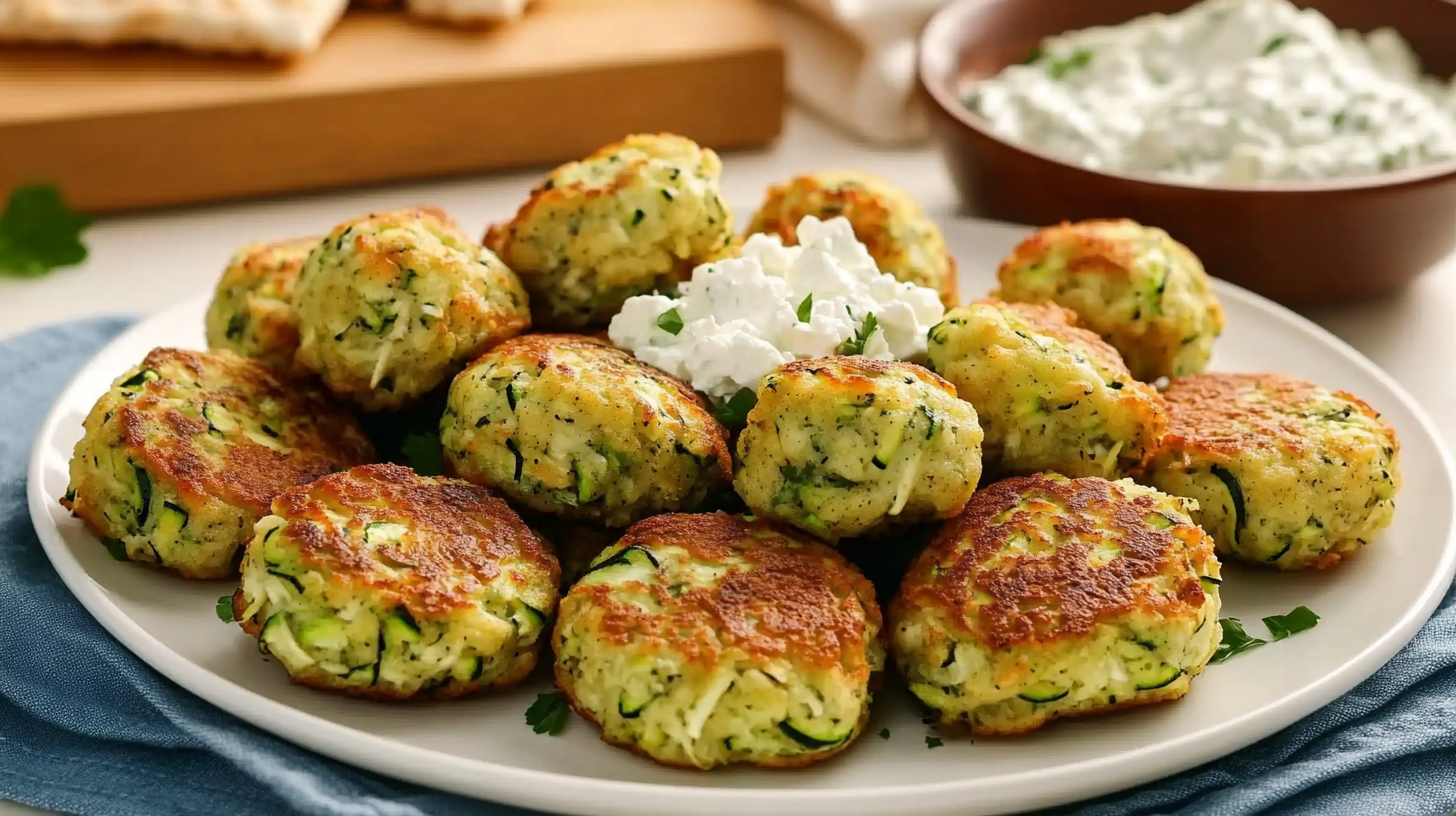 Griechische Zucchini-Bällchen: Einfaches Kolokithokeftedes Rezept für Anfänger