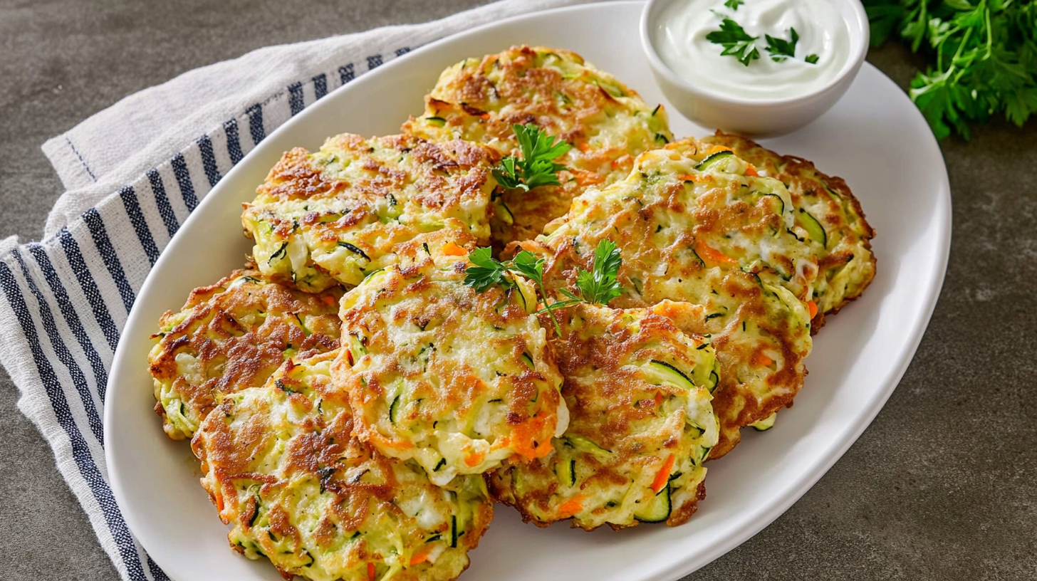 Leckere Zucchinipuffer aus dem Ofen – Einfach & Knusprig